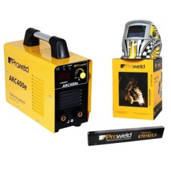ProWeld ARC400e Invertor sudura + LYG-8507A masca sudura automata LCD + E7018 electrozi bazici 2.5mm, 1kg