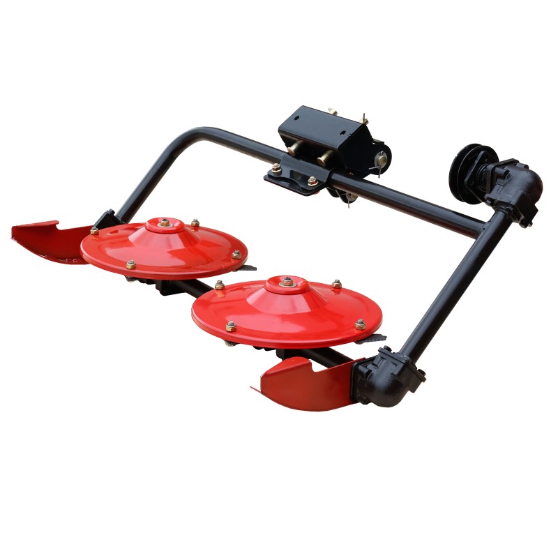 ProGARDEN Cositoare frontala rotativa cu doua discuri pentru minitractoare Campo T18