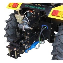 ProGARDEN Campo T18 Minitractor G2.1 4x4, 18CP, benzina, hidraulica fata-spate, roti 6.00-12