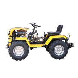 ProGARDEN Campo T12 Minitractor G2.1 4x4, 12CP, diesel, hidraulica fata-spate, roti 6.00-12