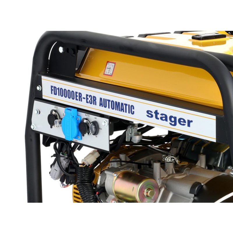 Stager FD 10000ER-E3R Automatic Generator curent dual 230V/400V, 8.5kW, benzina, conector ATS, multistart