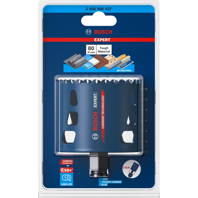 Bosch Expert Carota Tough Material 80mm